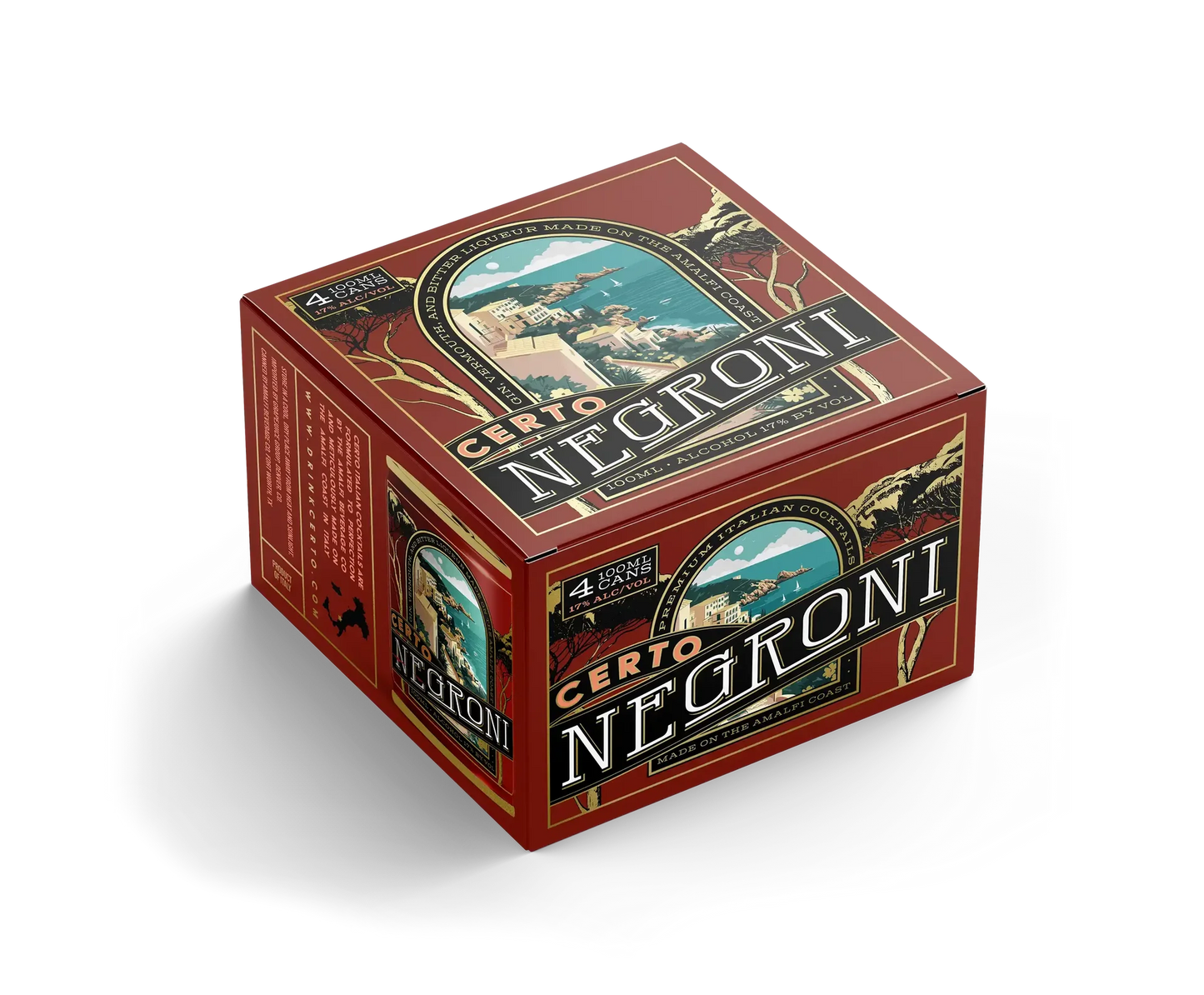 Certo Negroni Cocktail 4x100ml multi-pack