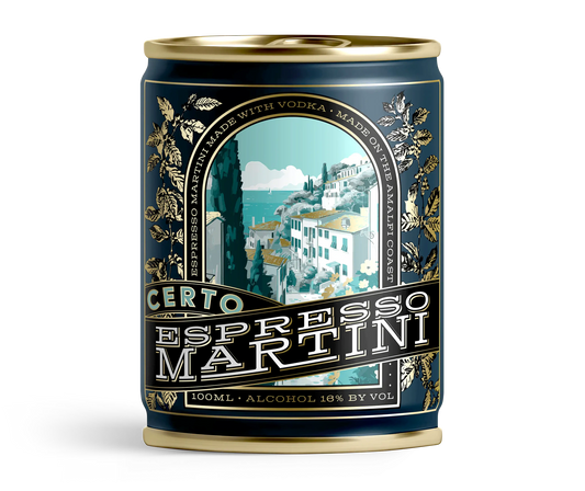 Certo Espresso Martini Cocktail 4x100ml multi-pack