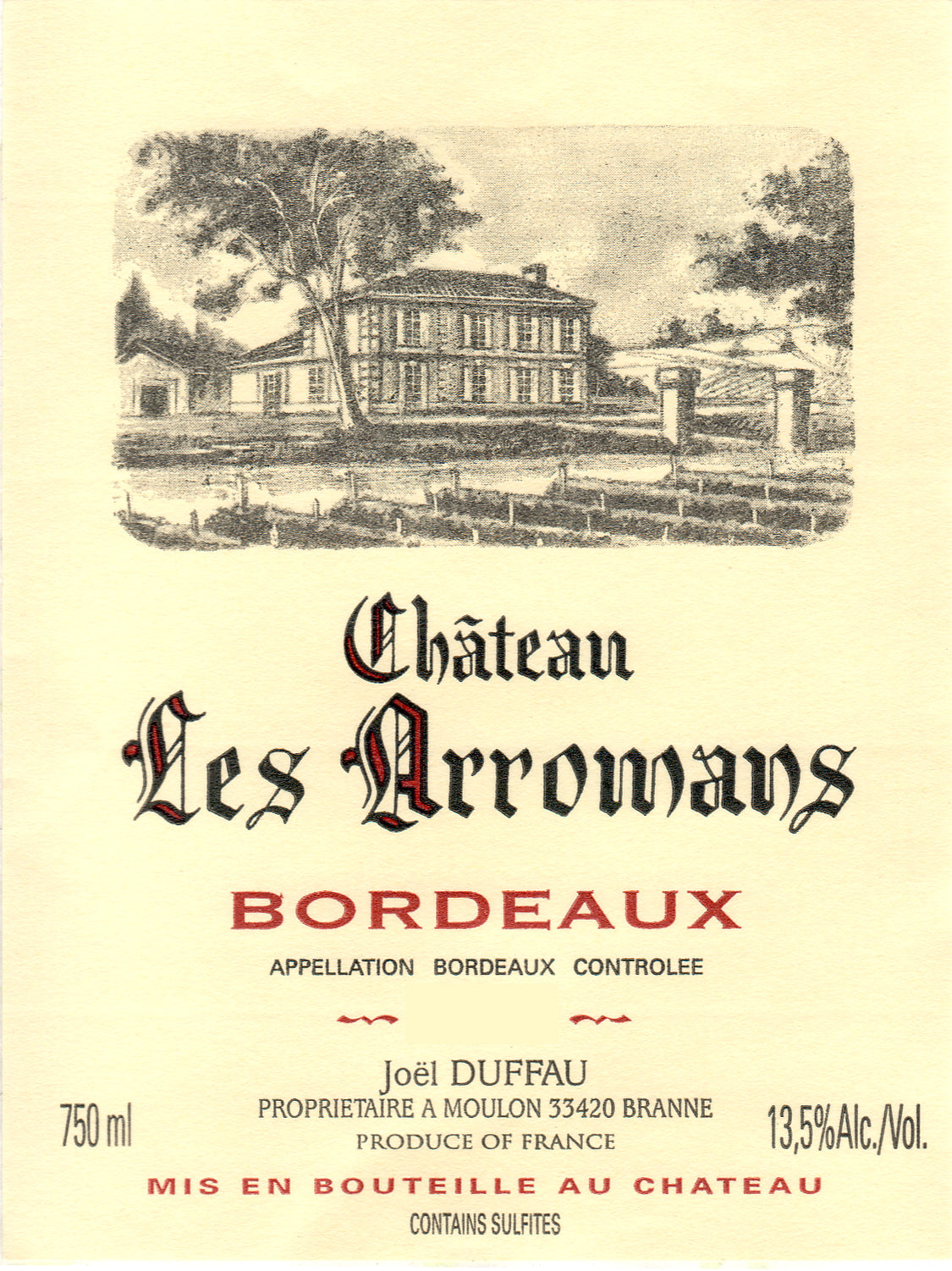 Chateau Les Arromans Bordeaux - 2021 (750ml)