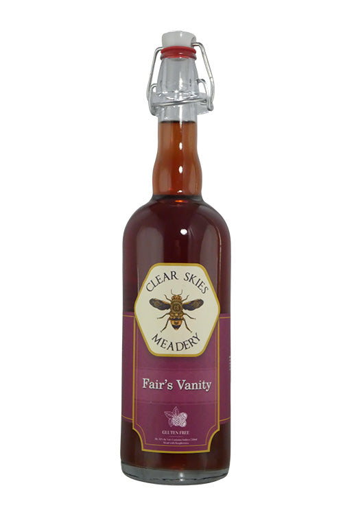 Clear Skies Meadery Fairs Vanity Raspberry Still Mead(750ml)