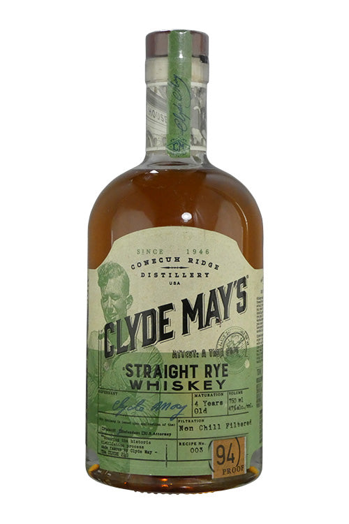 Clyde May's Straight Rye Whiskey (750ml)