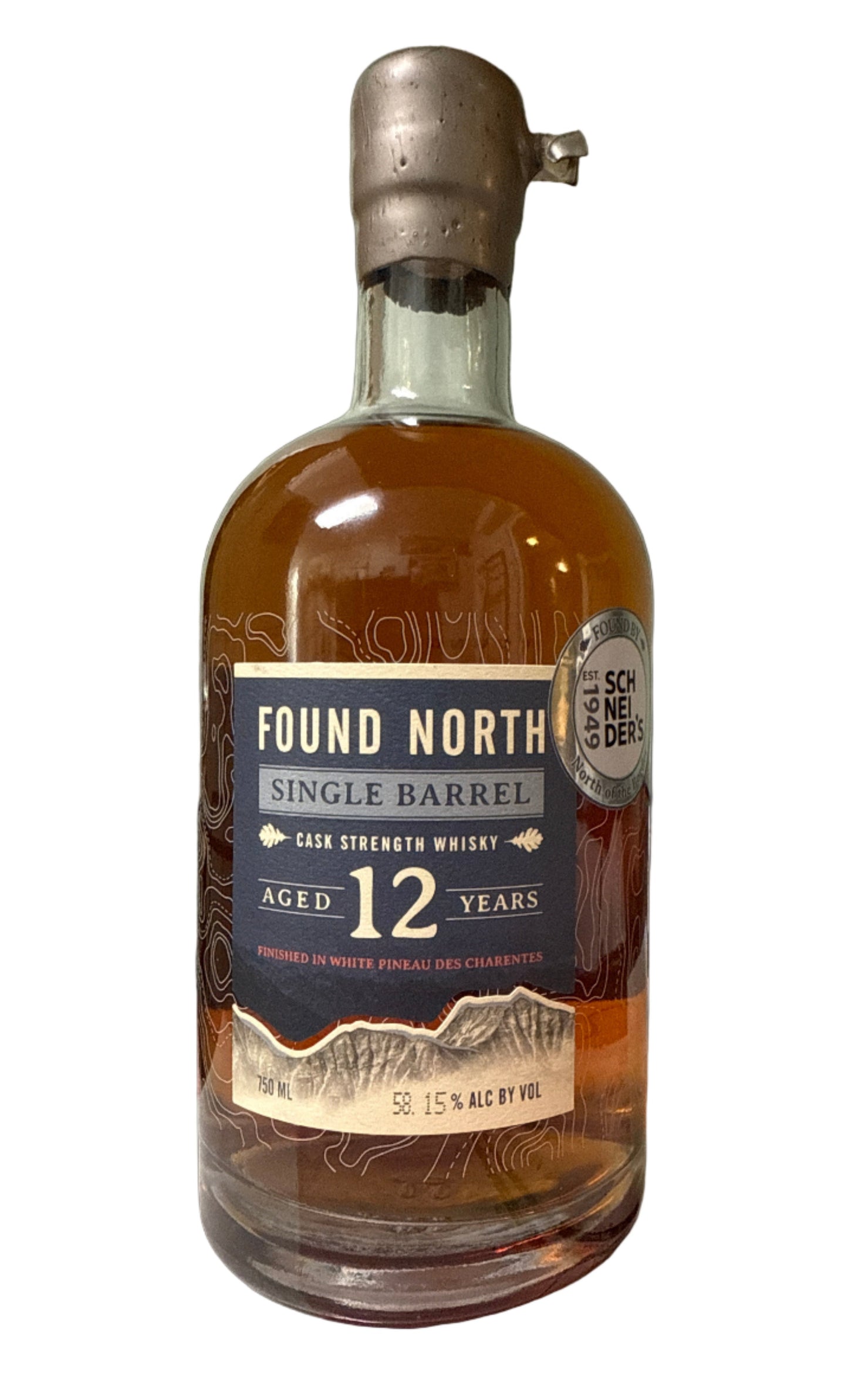 Found North 12 Year Cask Strength Whisky Pineau des Charentes Finished Schneiders Barrell (750)