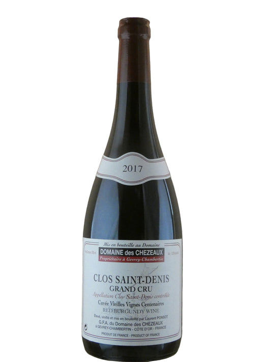 Domaine des Chezeaux Clos St. Denis VV  (Ponsot) - 2017 (750ml)