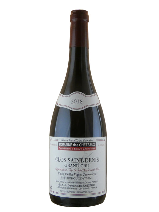 Domaine des Chezeaux Clos St. Denis VV  (Ponsot) - 2018 (750ml)
