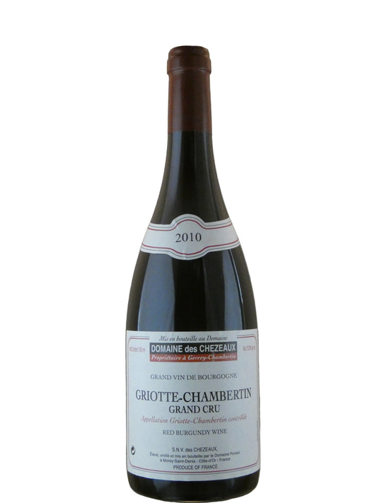 Domaine des Chezeaux Griotte-Chambertin Grand Cru  (Ponsot) - 2010 (750ml)