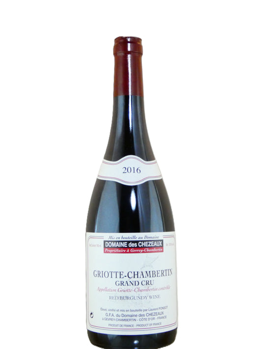 Domaine des Chezeaux Griotte-Chambertin Grand Cru  (Ponsot) - 2016 (750ml)