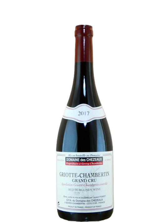 Domaine des Chezeaux Griotte-Chambertin Grand Cru  (Ponsot) - 2017 (750ml)