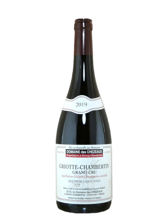 Domaine des Chezeaux Griotte-Chambertin Grand Cru  (Ponsot) - 2019 (750ml)