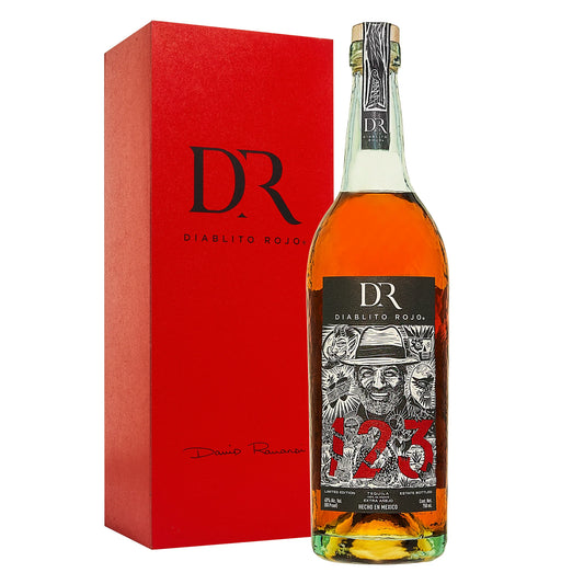 123 Diablito Rojo Extra Anejo Tequila (750ml)