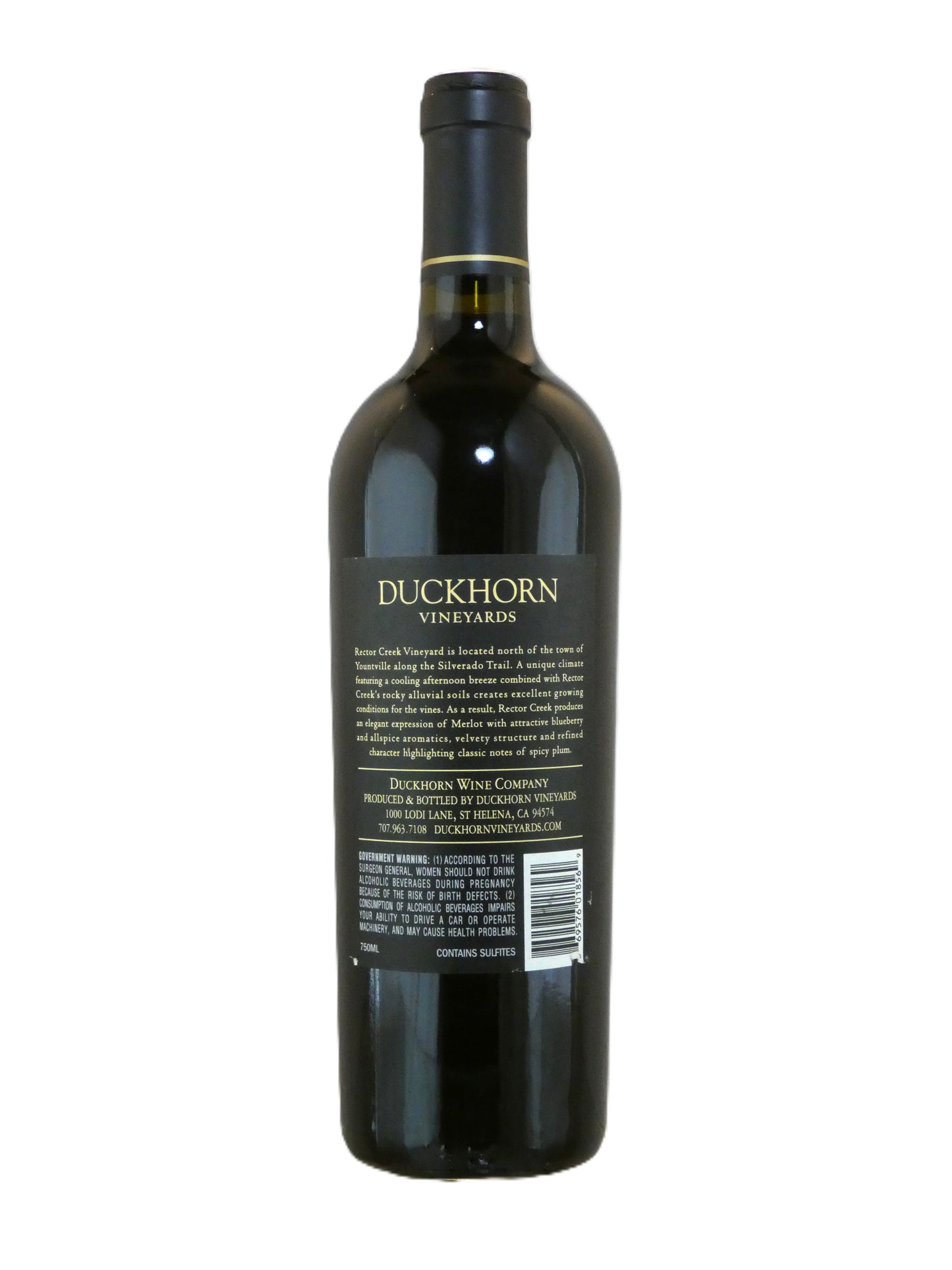 Duckhorn Rector Creek Merlot- 2011 (750ml)