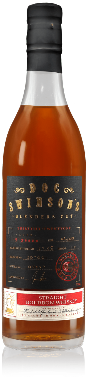 Doc Swinson's, 5 Years Old Blenders Cut Straight Bourbon Whiskey (750ml)
