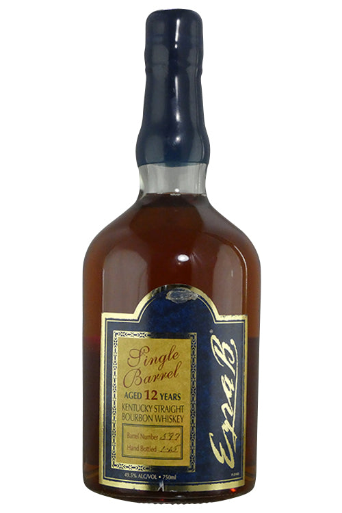 Ezra Brooks Bourbon single Barrel # 597 12 Year 49.5 proof 2015 (750ml)
