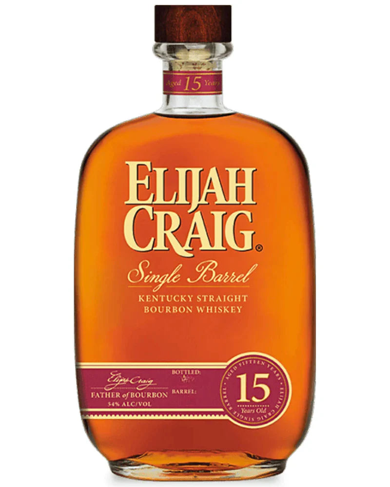 Elijah Craig 15-Year Single Barrel Bourbon (750ml)
