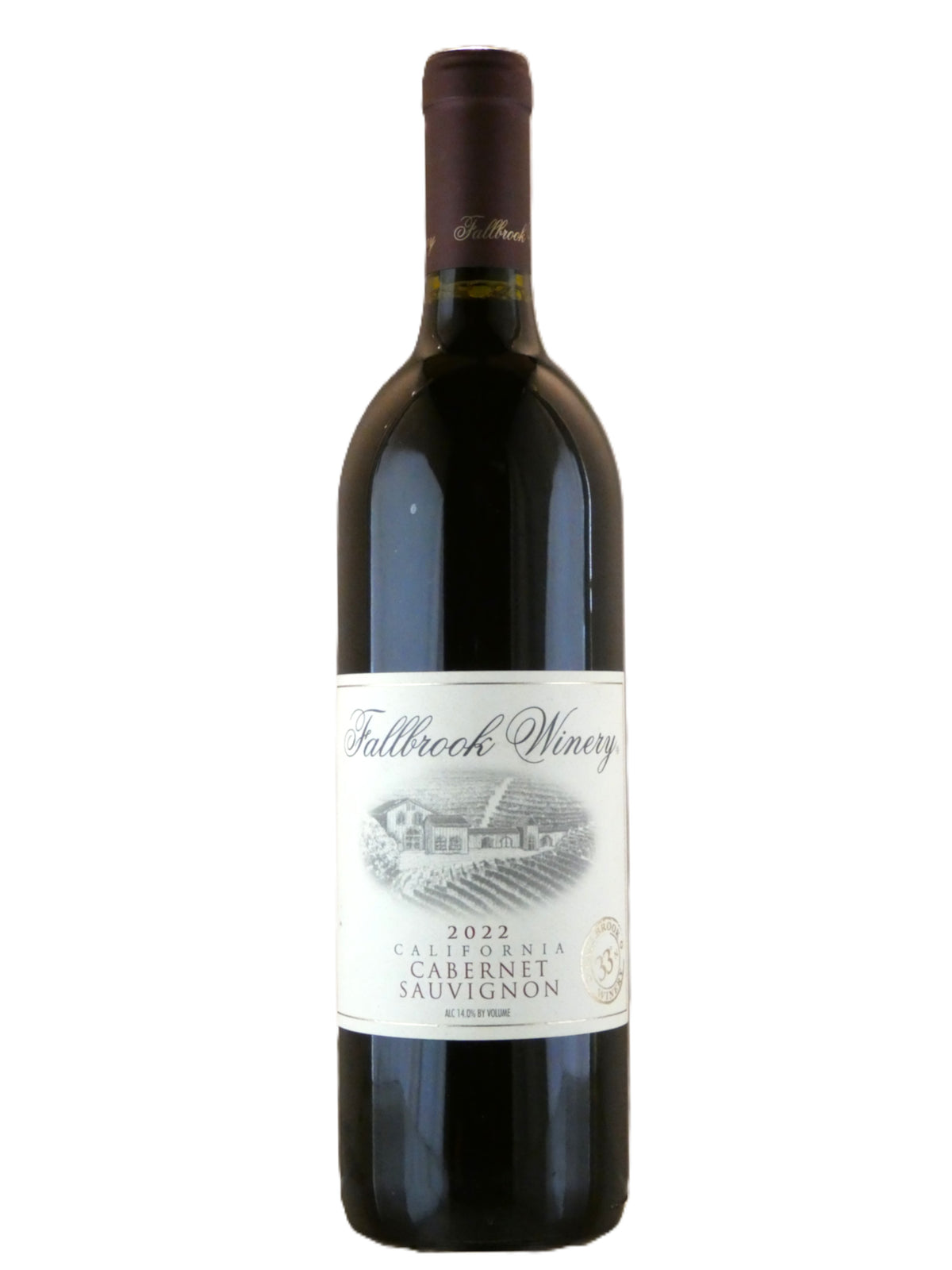 Fallbrook Monarch Fallbrook Winery California Cabernet Sauvignon - 2022 (750ml) – Cellar.com