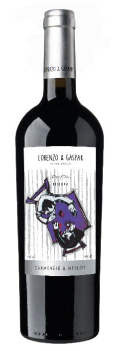 Vina Tinajas Lorenzo & Gaspar Carmenere & Merlot Reserve - 2020 (750ml)