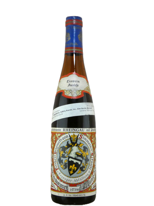 Freiherr Langwerth von Simmern Hattenheimer Mannberg Riesling Auslese (Mid-Shoulder Fill)- 1975 (750ml)