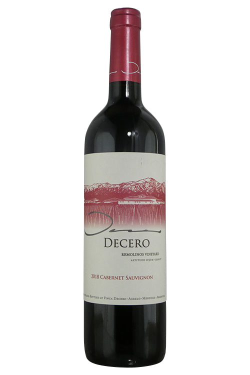 Finca Decero Remolinos VIneyard Cabernet Sauvignon - 2018 (750ml)