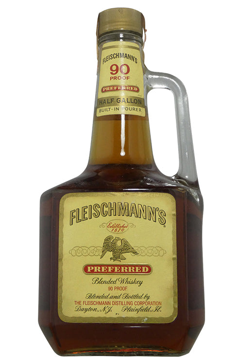 Fleischmann's Preferred Blended Whiskey 1975 bottle (1.75 L)