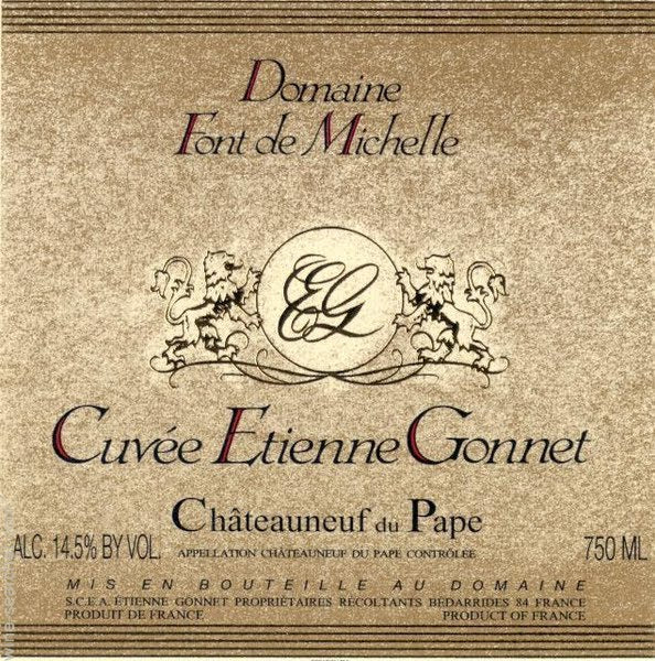 Font de Michelle Cuvee Etienne Gonnet Châteauneuf-du-Pape - 2003 (750ml)