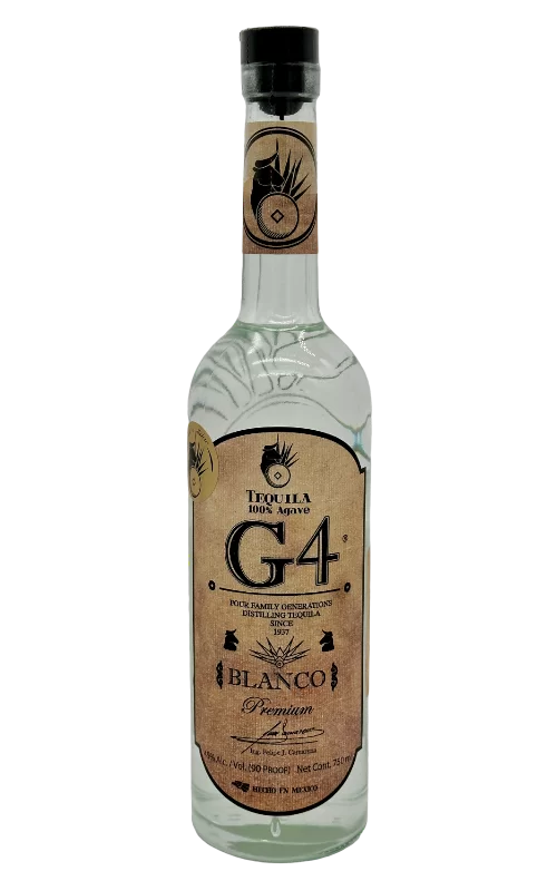 G4 Tequila Blanco Fermentada de Madera (750ml)