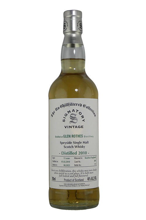 Glen Rothes Signatory Un-chillfiltered Collection 2010 (700ml) #889