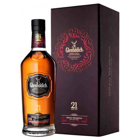 Glenfiddich Gran Reserva Caribbean Rum Cask Finish 21-Year Old Scotch Pre 2016 Release (750ml)
