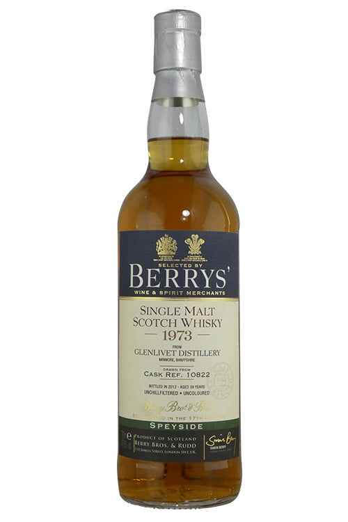 Glenlivet Distillery "Berry's Wine and Spirits" 38 Year (750ml)