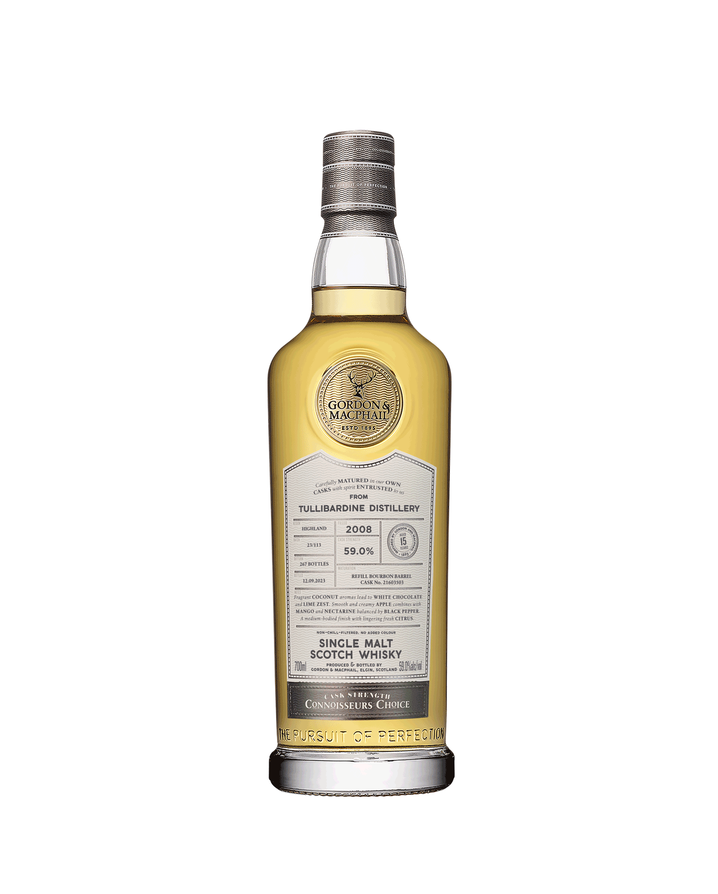 Gordon & MacPhail Connoisseurs Choice Tullibardine 15-Year Vintage 2008 (700ml)