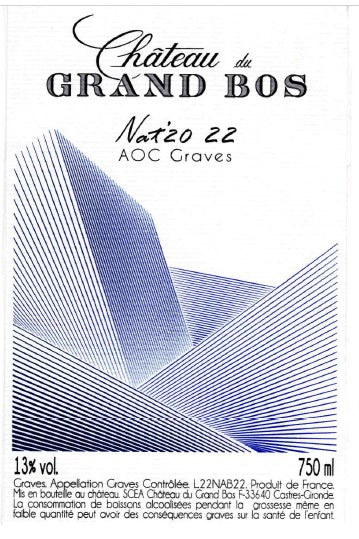 Ch du Grand Bos Graves Blanc Nat'20 22 - 2022 (750ml)
