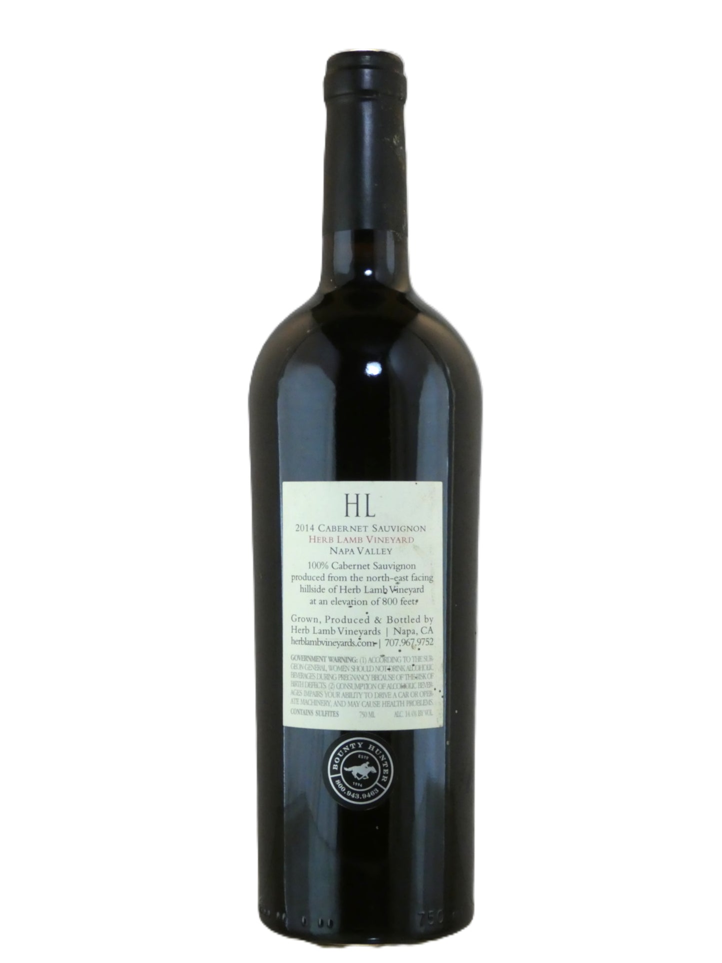 Herb Lamb Vineyard Cabernet Sauvignon - 2014 (750ml)