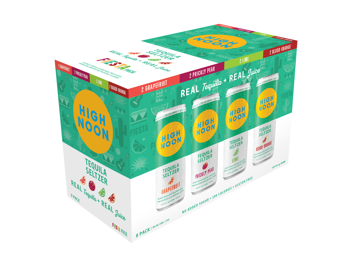 High Noon Tequila Fiesta Pack (12oz Can 8 Pk)