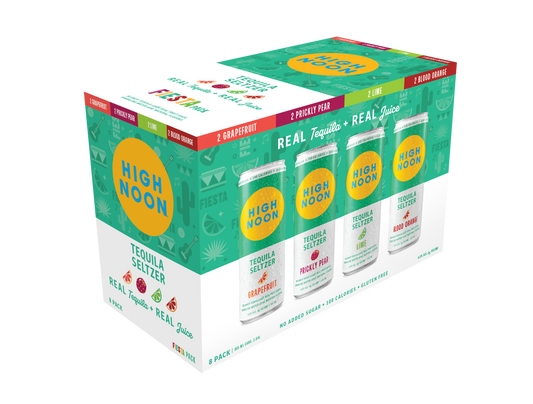 High Noon Tequila Fiesta Pack (12oz Can 8 Pk)