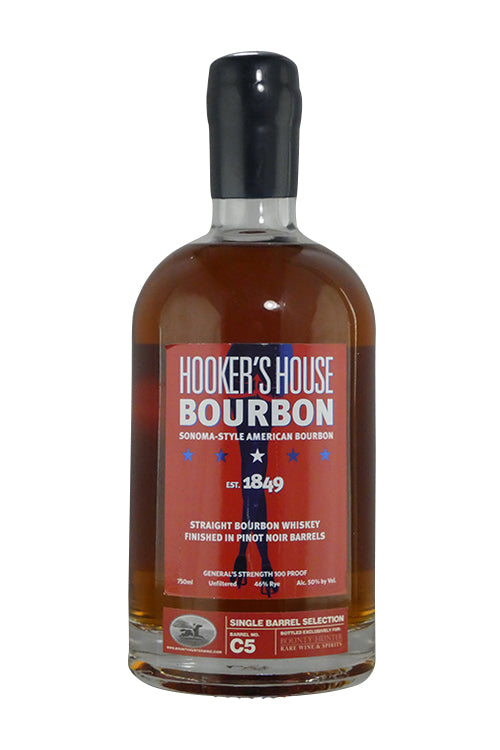 Hookers House Bourbon Finished in Pinot Noir Bar 100 Proof Single Barrel Barrel C5 (750ml)