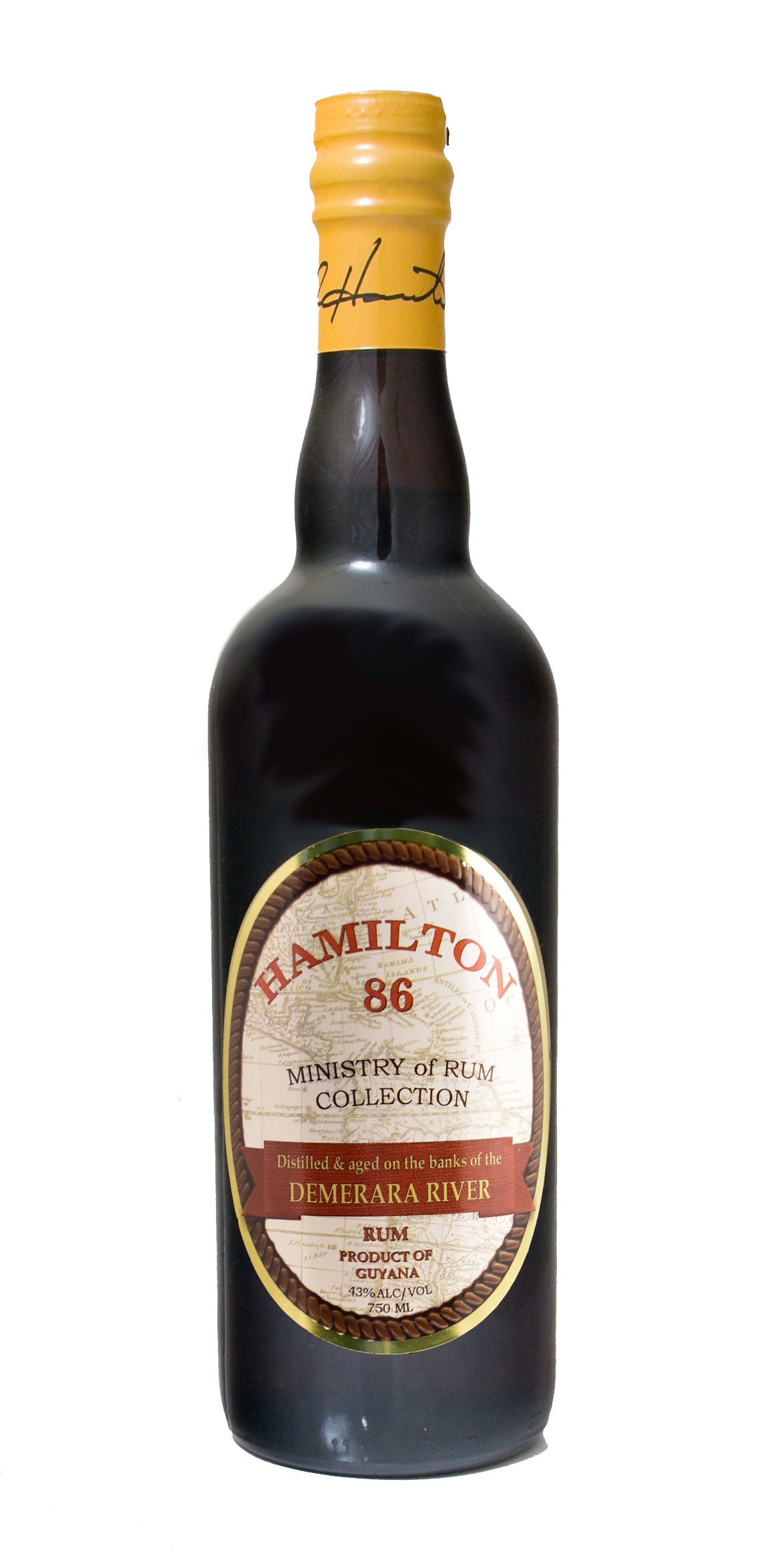 Hamilton Demerara River 86 Proof (750ml)