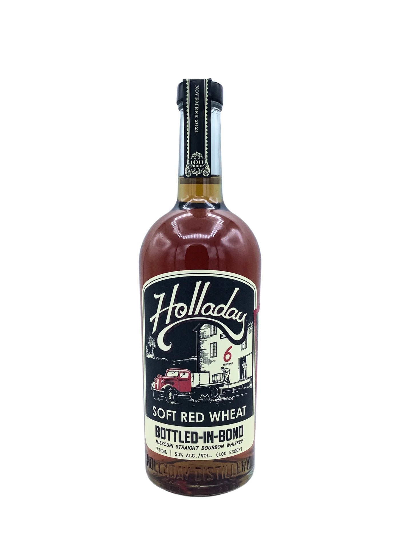 Ben Holladay 'Soft Red Wheat' Bottled in Bond Straight Bourbon 6-Year (750ml)