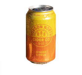 Hudson North Cider Ginger Citrus (12oz Can 6 Pk)