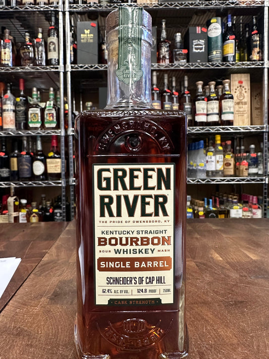 Green River Schneider's Barrel 124.8 Proof Bourbon (750ml)