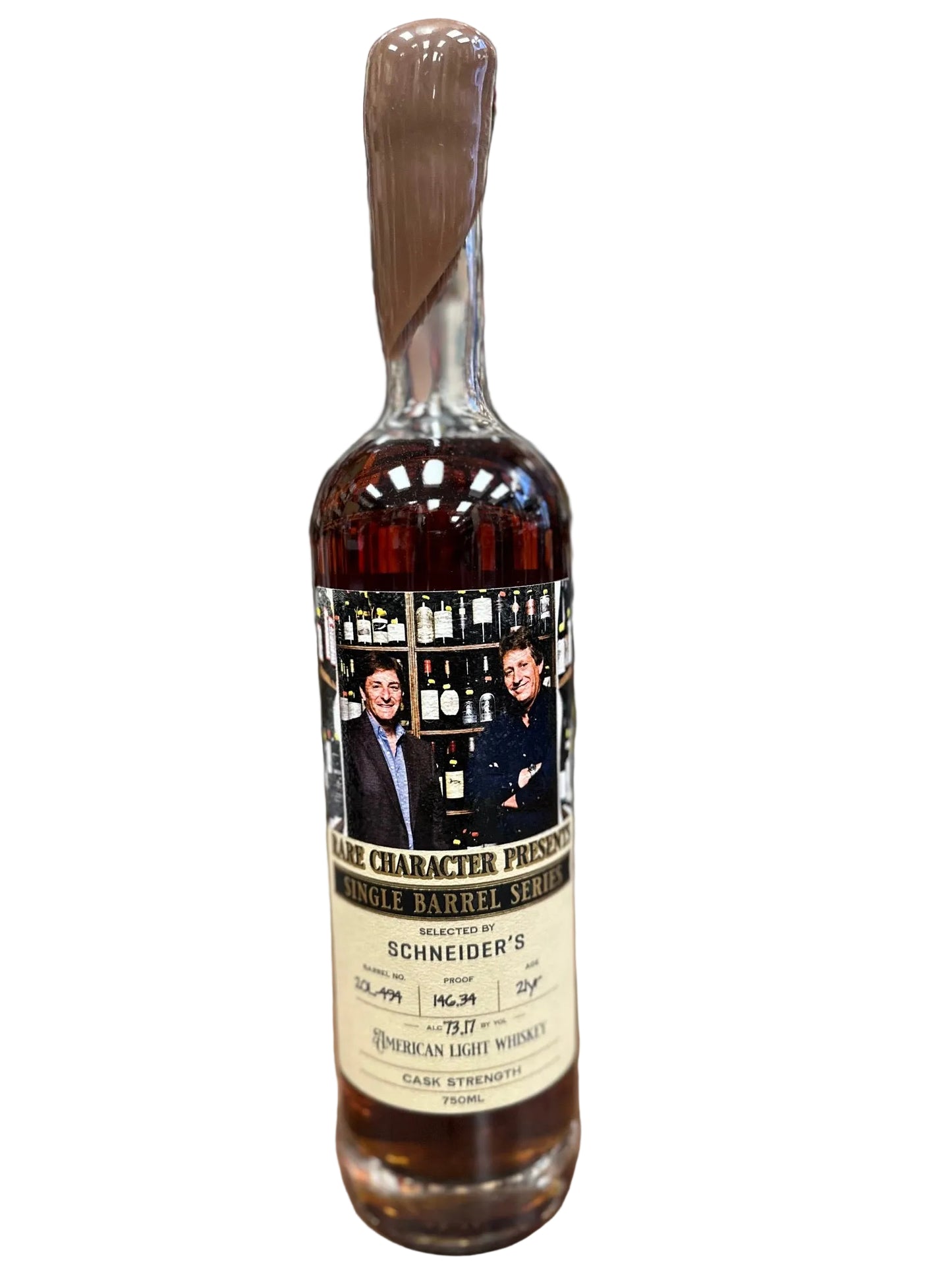 Rare Character 21-Year Light Whiskey Schneider's Barrel 146.37 Proof (750ml)