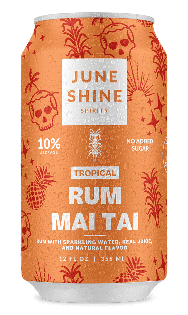 Juneshine Tropical Rum Mai Tai (12oz Btl 4 Pk)