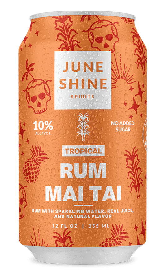 Juneshine Tropical Rum Mai Tai (12oz Btl 4 Pk)