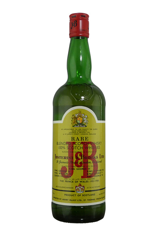 J & B Scotch Whisky 1970's (750ml)