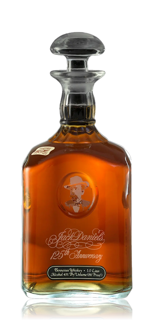 Jack Daniel's 125th Anniversary Decanter White Cap with Box 1990 Japanese Release (1L)