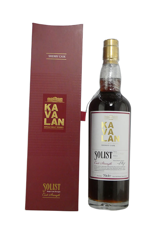 Kavalan Solist Sherry 2017 57.8 ABV  S081224001 10.24.2017 (700ml)