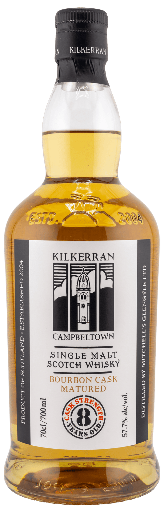Glengyle Kilkerran 8 Year Cask Strength Bourbon Cask (700ml)