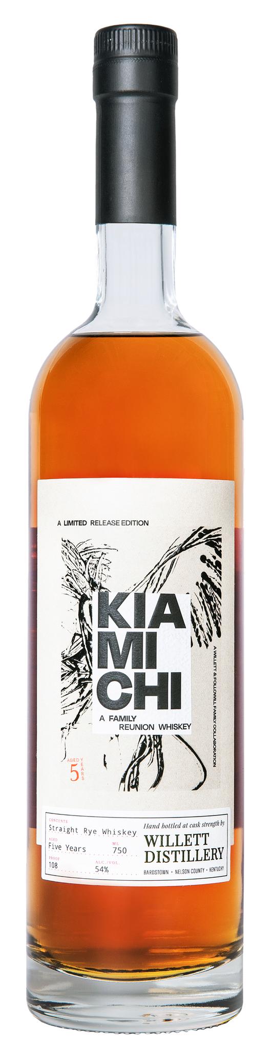 Willett Family Estate Kiamichi 5 Year Straight Rye Whiskey 108 - (750ml)