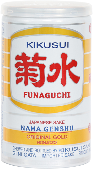 Kikusui Funaguchi Original Gold Nama Genshu Honjozo Sake - NV (200ml)