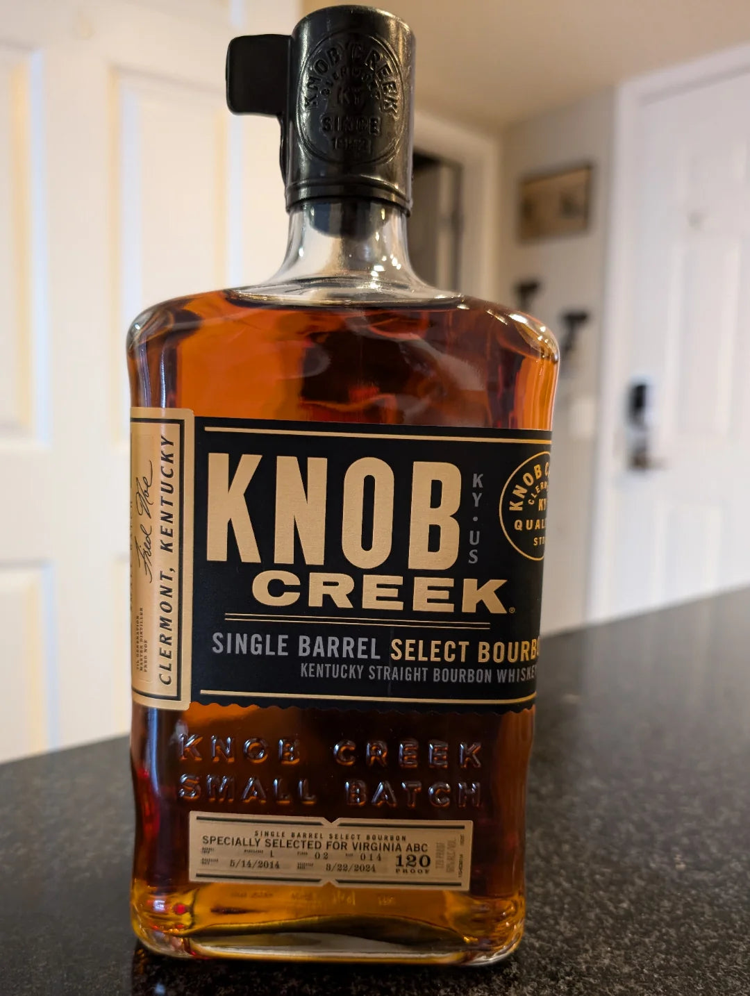 Knob Creek Bourbon Single Barrel Select Bourbon 120 proof (750ml)