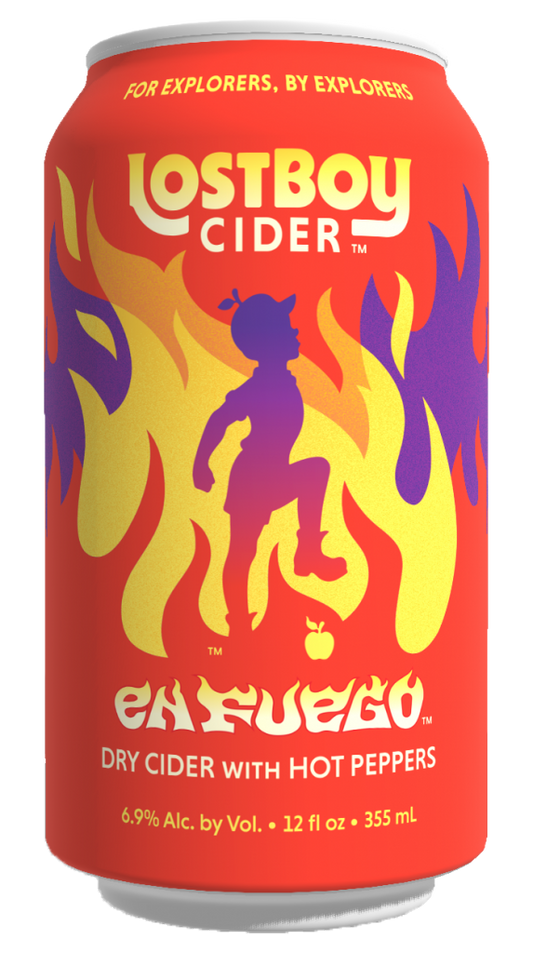 Lost Boy Hard Cider En Fuego (12oz Can 6 Pk)