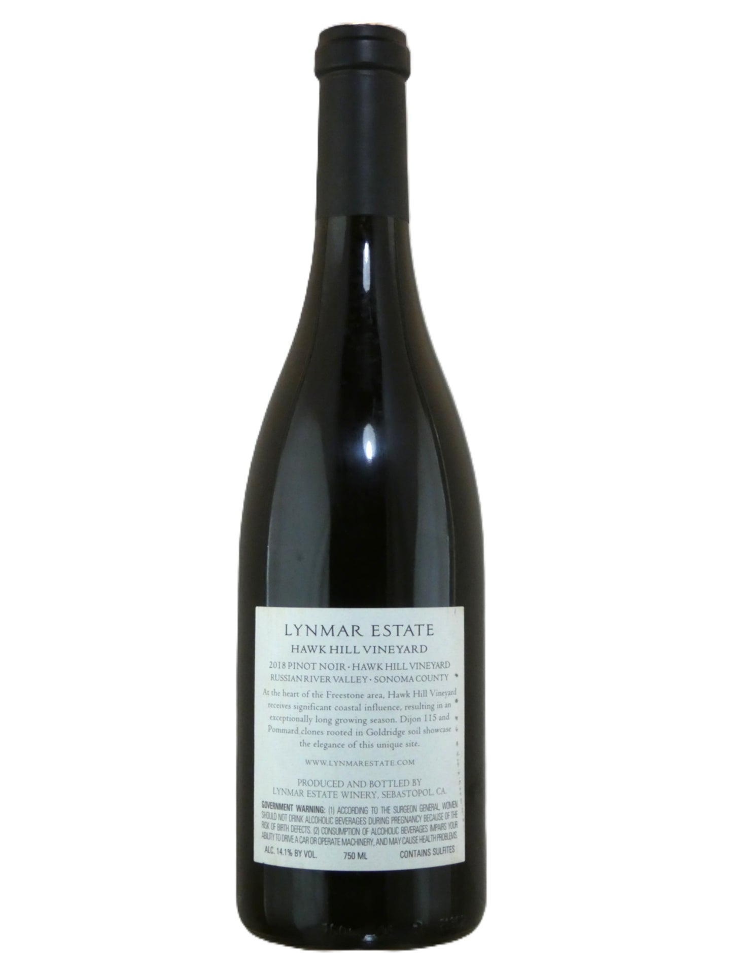Lynmar Estate  Pinot Noir  Hawk Hill - 2018 (750ml)