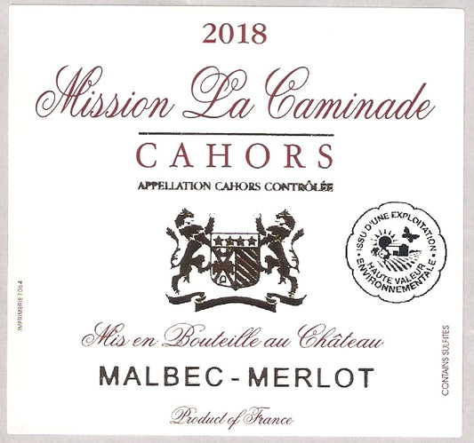 Chateau La Caminade Mission La Caminade Cahors - 2022 (750ml)